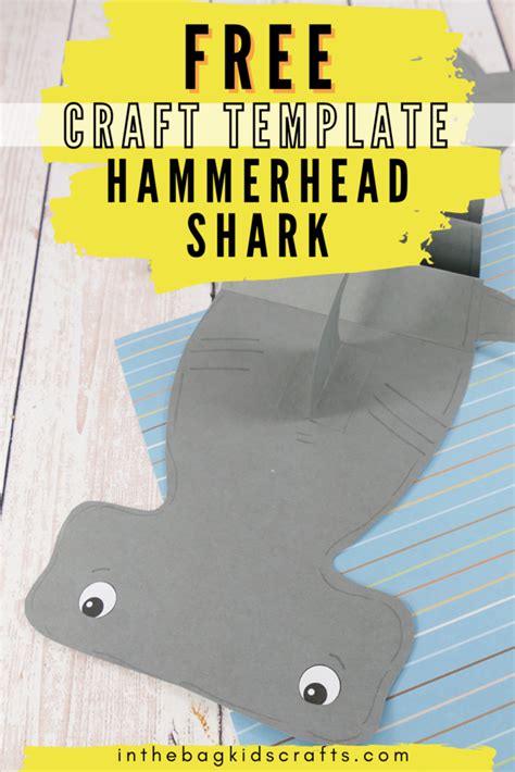 Hammerhead Shark Craft for Kids Printable Crafts, Templates Printable Free, Sea Animal Crafts ...