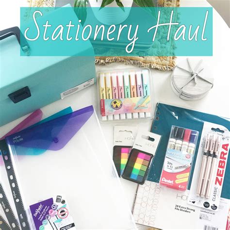 Back to School Stationery Haul - Planning Living Loving