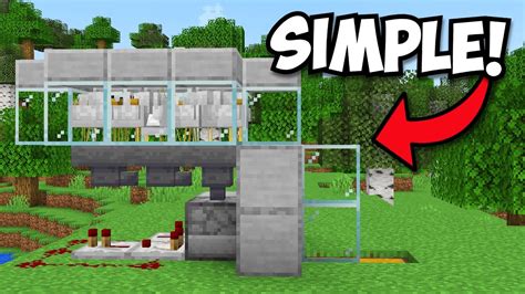 Minecraft Automatic Chicken Farm | 1.21 Tutorial - YouTube