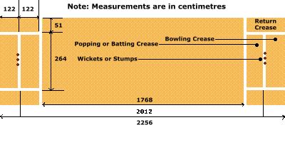 Cricket Field and Cricket Pitch Dimensions