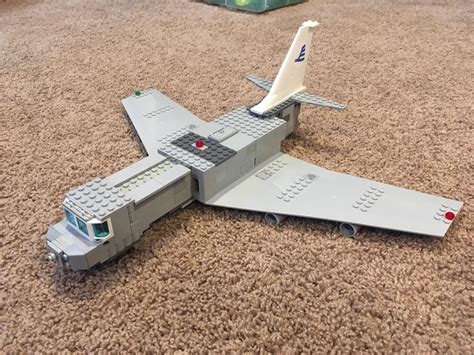 My 5 yr olds “army cargo jet”. Two straight hours to build on his own ...