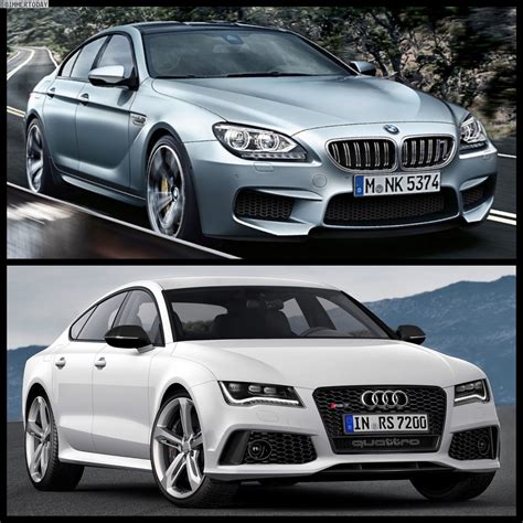 Photo Comparison: BMW M6 Gran Coupe vs Audi RS7