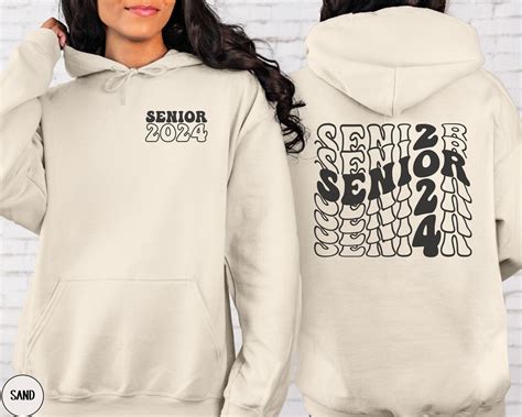 Senior Class of 2024 Hoodie, Senior Sweatshirt, Senior Gift, High ...