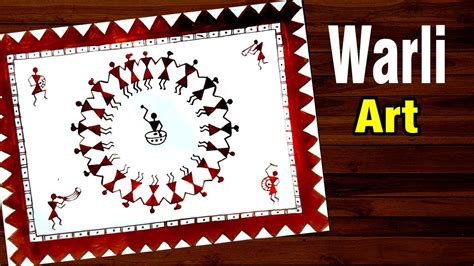 warli art painting | tribal art | traditional Indian art using poster colour | warli art ...