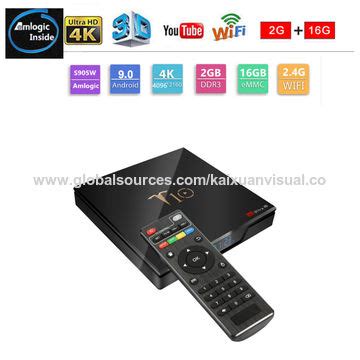 Buy Wholesale China Hybrid Amlogic 905w Quad-core Smart Android Tv Box, 4k, H.265, Netflix ...