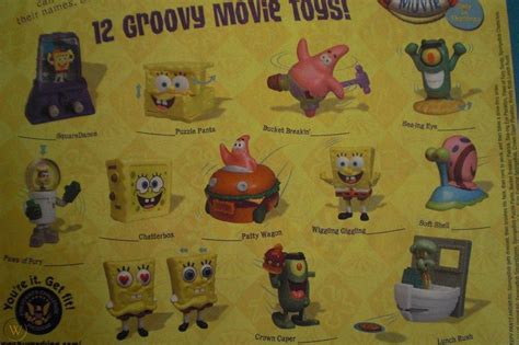 Burger King 2004 Spongebob Squarepants Movie - Almost-complete lot of 11 MIP | #1761843073