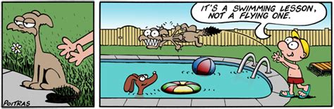 Swimming Lesson | Funny Comic Strips | Cartoons | Rex and Dexter