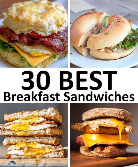 The 30 BEST Breakfast Sandwich Recipes - GypsyPlate