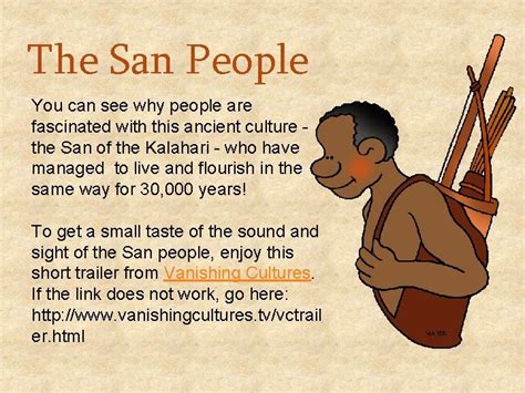 The Most Ancient Race San Bushmen of the