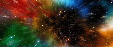 Colorful Galaxy [3440x1440] : WidescreenWallpaper