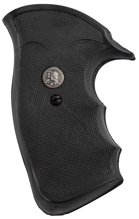 Pachmayr 05058 Decelerator Grip Checkered Black Rubber with Finger Grooves for Ruger RedHawk ...