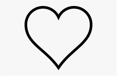 Heart-outline - Clipart Of Heart - Free Transparent PNG Download - PNGkey