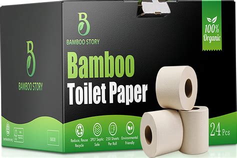 Bamboo Story 100% Unbleached Premium Bamboo Toilet Paper 3 PLY ...