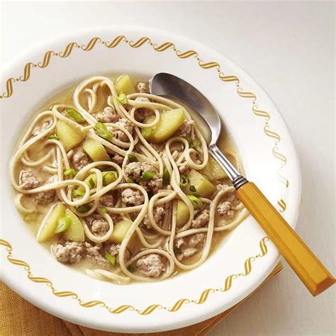 How to make Pork Apple & Miso Noodle Soup Recipe