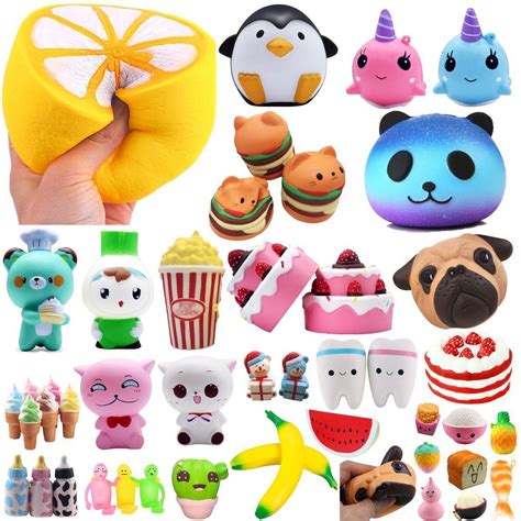 £0.99 GBP - Cute Jumbo Animal Squishy Slow Rising Squeeze Relieve Stress Toy Gift Decor Lot # ...