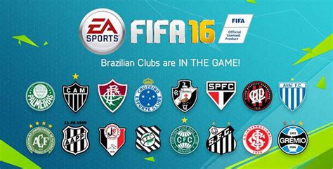 Sixteen Brazilian Teams Included into FIFA 16