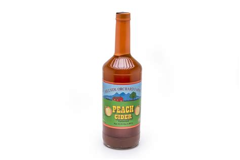 Peach Cider - 32 oz - Hillside Orchard Farms