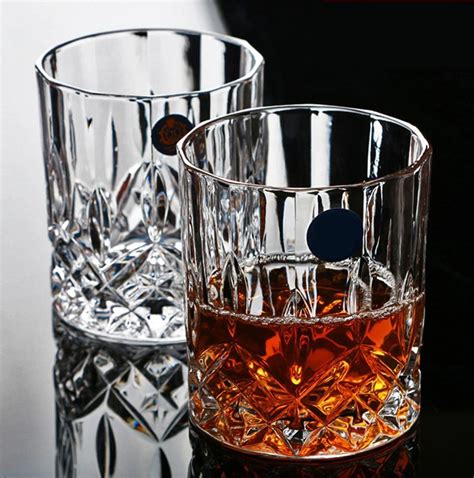 One Two Cups Gelas Whisky Crystal Old-Fashioned Rock Glass 300ml ...