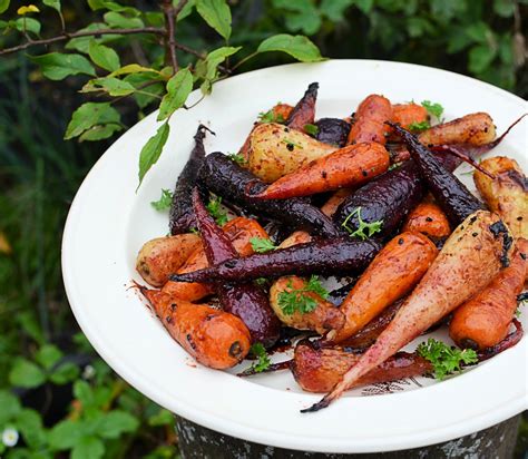 British Carrots: Sticky Roast Chantenay Carrot Medley with Pomegranate ...