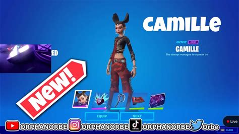 Fortnite - NEW Camille Skin Gameplay & Full Showcase! 2022 - YouTube