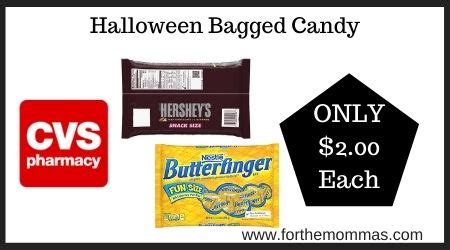 Halloween Bagged Candy at CVS ONLY $2 Each