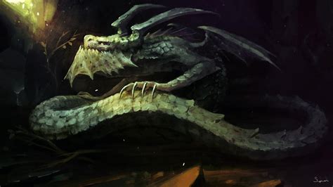 BESTIARY VII - Cave Dragon by Sephiroth-Art on DeviantArt