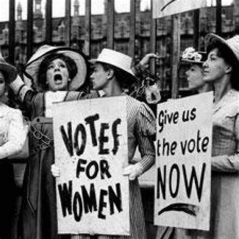 The Women’s Suffrage movement