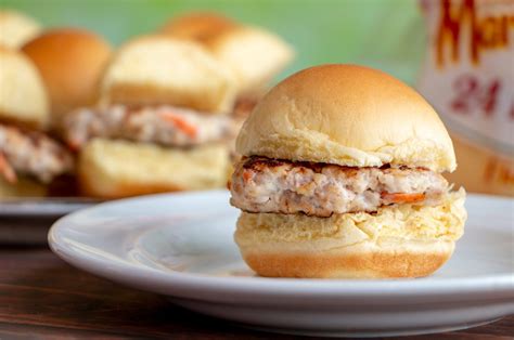 Mini Chicken Patty Sandwiches - Martin's Famous Potato Rolls and Bread