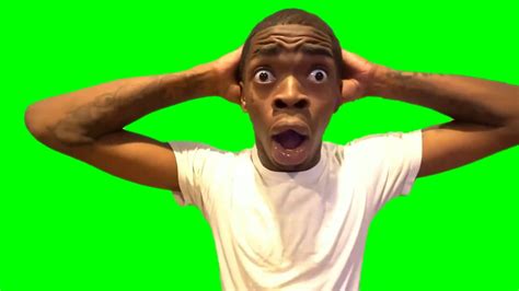 Shocked Guy Guy Twitter Reaction Meme (Green Screen) – CreatorSet