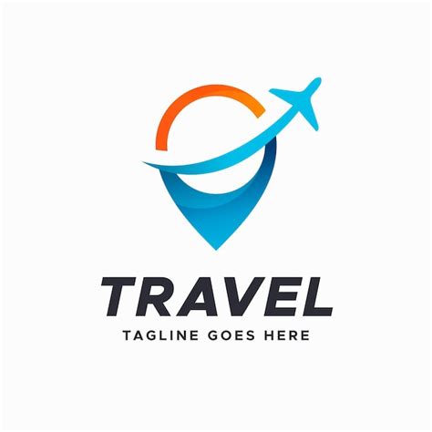 Detailed travel logo template | Free Vector