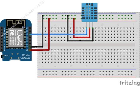 DHT11 Web Server with WeMOS D1 Mini using Arduino IDE