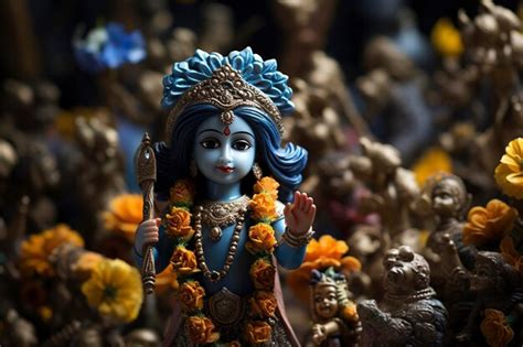 Premium AI Image | Janmashtami Background