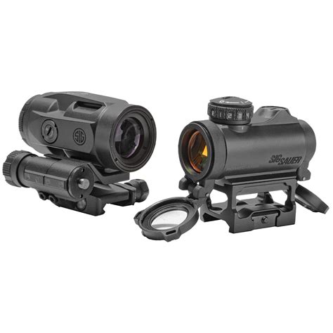 Sig Sauer Romeo-MSR Red Dot & Juliet 3-Micro Magnifier Combo (SORJ72001 ...