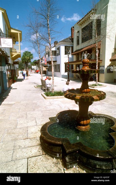 St George Street St Augustine Florida Stock Photo - Alamy