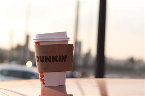 Dunkin Donuts Paper Cup · Free Stock Photo