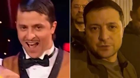 Watch Zelensky's dramatic transformation from actor to 'unlikely ...