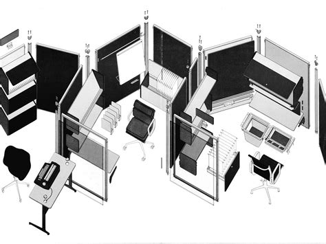 Action Office II | Architecture, Design, Architecture drawing