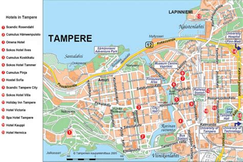 Tampere Map and Tampere Satellite Images