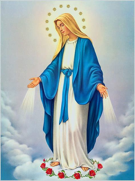 Immaculate Conception POSTER A2 Virgin Mary print Our Lady Blessed ...