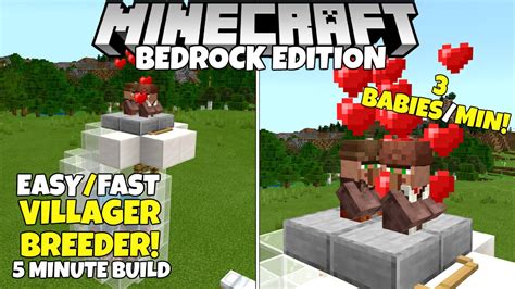 How To Make A Villager Breeder Bedrock