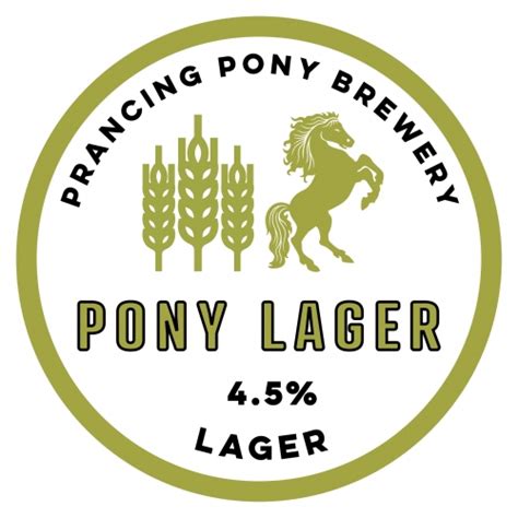 Pony Lager - Prancing Pony Brewery - Untappd