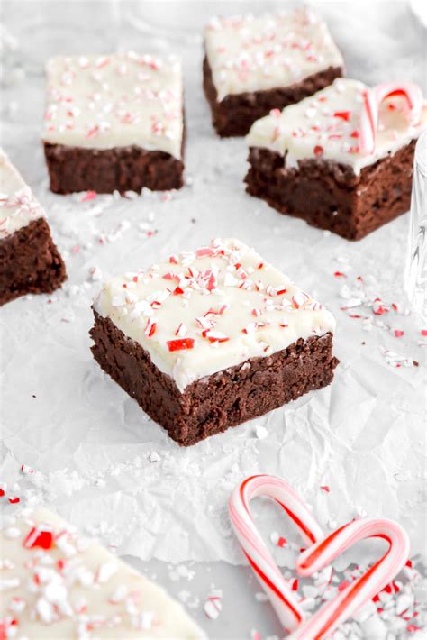 Peppermint Bark Brownies - Bakers Table