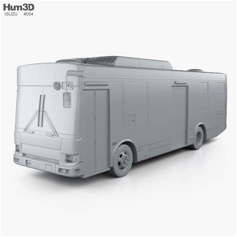 Isuzu Erga Mio L1 bus 2019 3D model - Vehicles on Hum3D