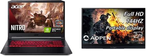 Acer Nitro 5 - Ryzen 5 5600H · GTX 1650 · 17.3”, Full HD (1920 x 1080), IPS · 512GB SSD · 8GB ...