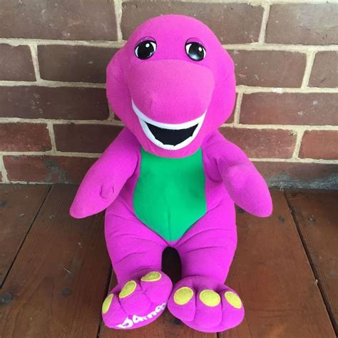 Barney The Purple Dinosaur 71245 Talking Plush 1992 Playskool ...