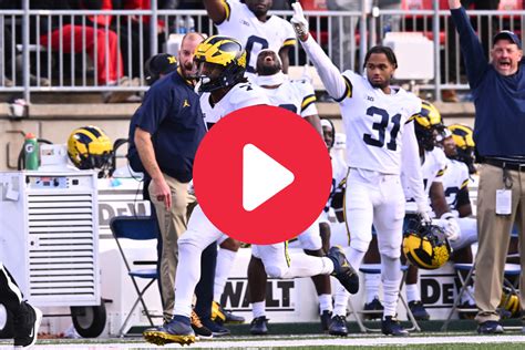 Watch: Donovan Edwards Torches the Ohio State D Twice for TDs