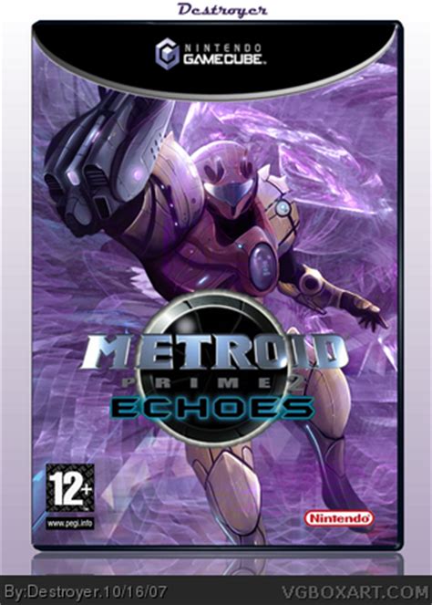 Metroid Prime 2: Echoes GameCube Box Art Cover by Destroyer