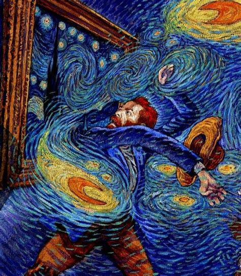 in the starry night 🌙 #vangogh #vincentvangogh #starrynight Art By #gradimirsmudja | Vincent van ...