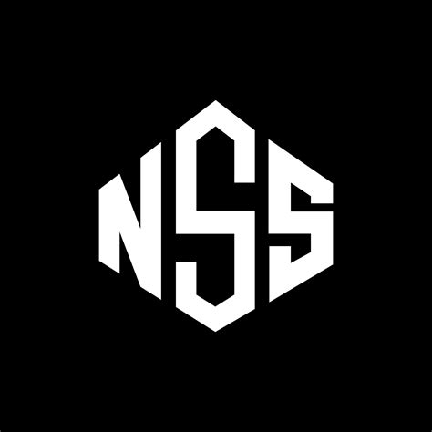 NSS letter logo design with polygon shape. NSS polygon and cube shape ...