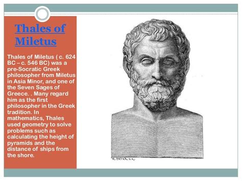 Thales of miletus slide